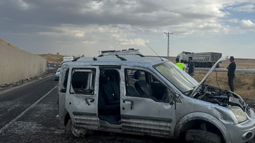 Şırnak Cizre'de kamyonet takla attı, aynı aileden 2'si çocuk 6 kişi yaralandı