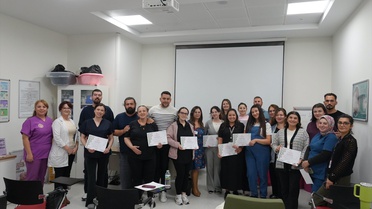 Tekirdağ Şehir Hastanesi'nde gebe okulunda anne adayları doğuma hazırlanıyor