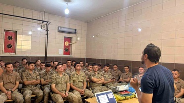 Şırnak Uludere'de sınır hattındaki 66 jandarmaya ilk yardım eğitimi verildi