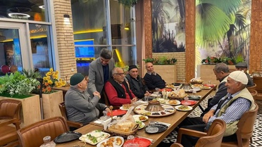Ağrı'da huzurevi sakinleri, Yaşlılar Günü'nde İl Müdürü Baki ile bir araya geldi
