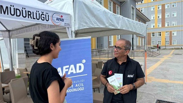Aydın'da AFAD, yurtlardaki üniversite öğrencilerine afet farkındalık eğitimi verdi