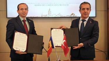 Beyoğlu Belediyesi, Moldova'nın Cahul Belediyesi ile kardeş şehir anlaşması imzaladı