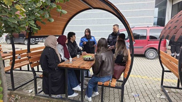 Bozüyük'te polis, üniversite öğrencilerine KADES ve dolandırıcılık eğitimi verdi