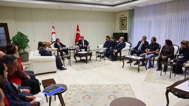 Cevdet Yılmaz, Filo Jet faciasında kaybolanların aileleriyle Lefkoşa'da görüştü