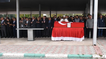 Sinop'ta alabora olan tekneden düşen polis Orhan Gazi Yetiş Malatya'da defnedildi