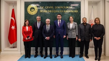 Keşan'ın altyapı projeleri Bakan Kurum'la görüşüldü, asbest borular ele alındı