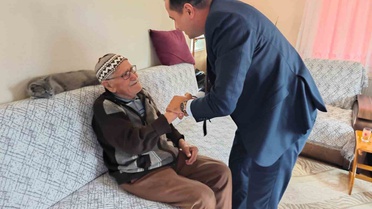 Menteşe Devlet Hastanesi 102, 101 ve 94 yaşındaki vatandaşları evde ziyaret etti