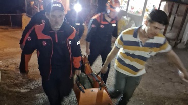 Muğla Milas'ta fenalaşan 46 yaşındaki kişi AFAD ve jandarmayla tahliye edildi