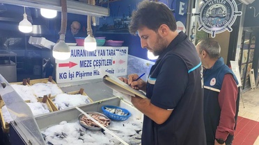 Sinop'ta balık satış noktaları av sezonu denetiminde kurallara uygun bulundu