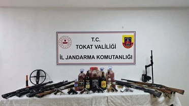Tokat'ta silah kaçakçılarına operasyonda 29 şüpheli hakkında adli işlem başlatıldı