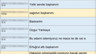 TFF Başkanı Hacıosmanoğlu'nun Doğan'ın hakem talebini Gündoğdu'ya ilettiği iddia edildi