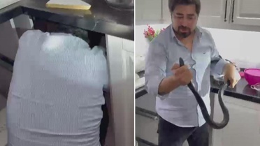 Yılancı Kemal'e dişli rakip! Yakalamak tam 4 saat sürdü