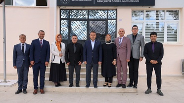 Bilecik Valisi Sözer, İl Müftüsü Dikmen'i kabul etti, kurum ziyaretlerinde bulundu