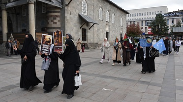 Erzurum'da sağlık çalışanları 151 haftadır Gazze için yürüyor