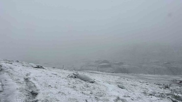 Rize Çamlıhemşin'deki Avusor Yaylası'na kar yağdı, göç sezonu sona erdi