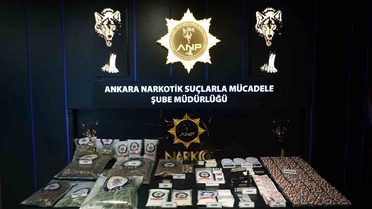 Ankara Emniyeti uyuşturucu operasyonunda 95 şüpheliyi gözaltına aldı, 32'si tutuklandı