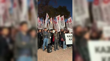 Soma'da 5, Zonguldak'ta 1 işçinin ölümü sonrası Devrim Partisi Ankara'da eylem yaptı