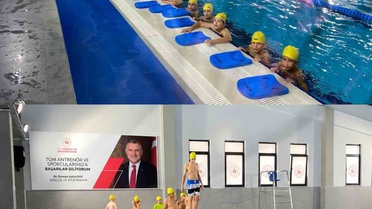 Diyanet hafızlık öğrencileri Burhaniye'de yüzme etkinliğinde bir araya geldi