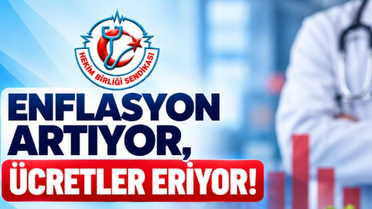 Hekim Birliği bileşik enflasyonu yaklaşık yüzde 5,56 olarak açıkladı, fark oluşmadı