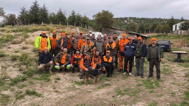 Isparta'da tarım arazilerine zarar veren domuzlara sürek avı düzenlendi, 47'si vuruldu