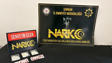 Şırnak'ta operasyonda 180 sentetik ecza hapı ele geçirildi, 20 şüpheliye işlem yapıldı