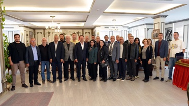 TBB Tarım ve Gıda Güvenliği Komisyonu, Beypazarı Belediye Başkanı Kasap'la görüştü