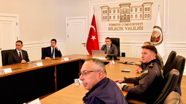 Bilecik Valisi Sözer, asayiş ve güvenlik toplantısına başkanlık etti