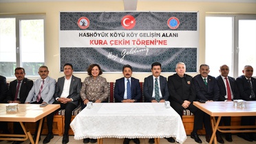 Kırşehir Hashöyük'te 46 tapu için kura çekildi, hak sahipleri belirlendi