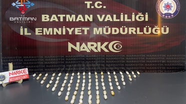 Batman'da yabancı uyruklu şüpheli, midesindeki 750 gram metamfetaminle tutuklandı