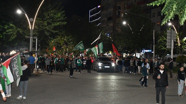 Diyarbakır, Mardin, Şırnak, Elazığ ve Batman'da Gazze'ye destek, İsrail'e protesto