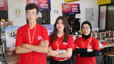 Kayseri'de Sümer Fen Lisesi takımı TEKNOFEST Robolig'de Türkiye ikincisi oldu