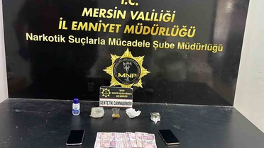 Mersin'de uyuşturucu satıcılarına yönelik operasyonda 2 şüpheli tutuklandı