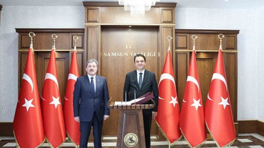 Amasya, Tokat ve Çorum valileri Samsun Valisi Tavlı'yı iş birliği için ziyaret etti