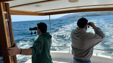 BARÜ öğrencileri, Amasra'da kaybolan madenciyi aramak için denize açıldı