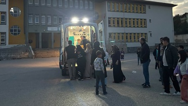 Bolu Gerede'de panelvan bisikletli çocuğa çarptı, çocuk hastaneye kaldırıldı
