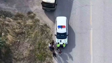 Kırıkkale'de kırmızı ışık ihlali yapan sürücü dronla takip edilip 28 bin lira ceza aldı