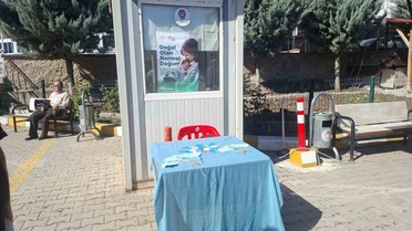 Kütahya Hisarcık'ta Devlet Hastanesinde emzirme ve normal doğum için stant açıldı