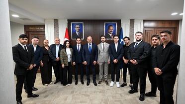 Ağıralioğlu, Ufuk Üniversitesi heyetini partisinin genel merkezinde ağırladı