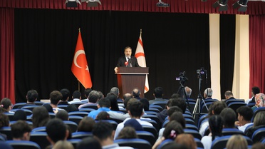 Diyanet Başkanı Arpaguş, KKTC'de öğrencilere alimler peygamberlerin varisleridir dedi