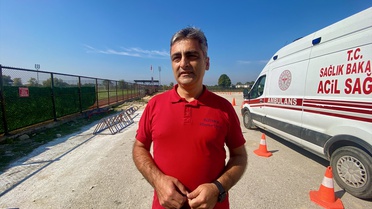 Düzce'de 18 ambulans sürücüsüne kazaları önlemek için uygulamalı eğitim verildi