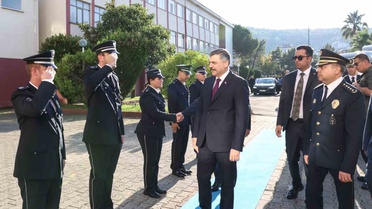 İçişleri Bakanı Çiftçi, Samsun'da 19 Mayıs Polis Meslek Yüksekokulunu inceledi