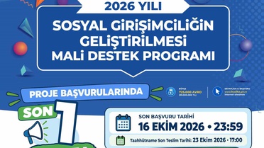 KUZKA'nın sosyal girişimcilik hibesinde başvuru süresi 16 Ekim'de doluyor