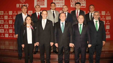 BTSO Yönetim Kurulu Başkanı Özer Matlı, 60 bin üyeye eşit hizmet sözü verdi