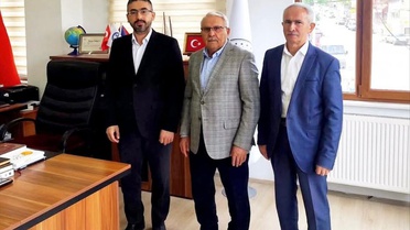 Göynücek Belediye Başkanı Şahin, müftülükte din görevlilerine teşekkür etti