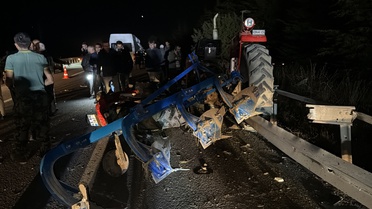 Kütahya Tavşanlı'da traktörün karıştığı zincirleme kazada 7 kişi yaralandı