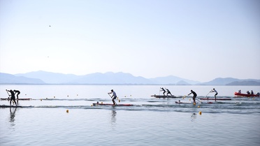 Muğla Köyceğiz'de ilk kez yapılan SUP Türkiye Kano Şampiyonası 81 sporcuyla sona erdi