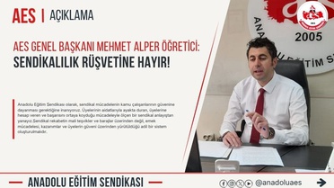 AES, 'Sendikalılık Rüşvetine Hayır' diyerek mali teşvik ve barajlara karşı çıktı
