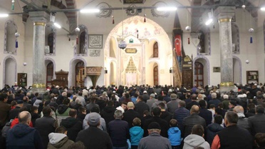 Kütahya Ulu Camii'deki sabah namazı etkinliğinde öğrenciler aileleriyle buluştu