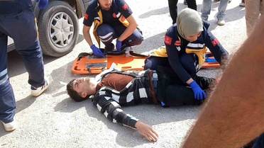 Adıyaman Gölbaşı'nda iki otomobil çarpıştı, sürücülerden 1 kişi yaralandı
