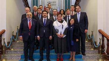 Adalet Bakan Yardımcısı Ceyhan, AKPM Başkanı Bayr ile Bakanlıkta görüştü